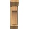 Ekena Millwork Westlake Slat Rough Sawn Bracket w/ Offset Brace, Western Red Cedar, 6"W x 14"D x 22"H BKT0604X14X22WTL06RWR - alternate 4